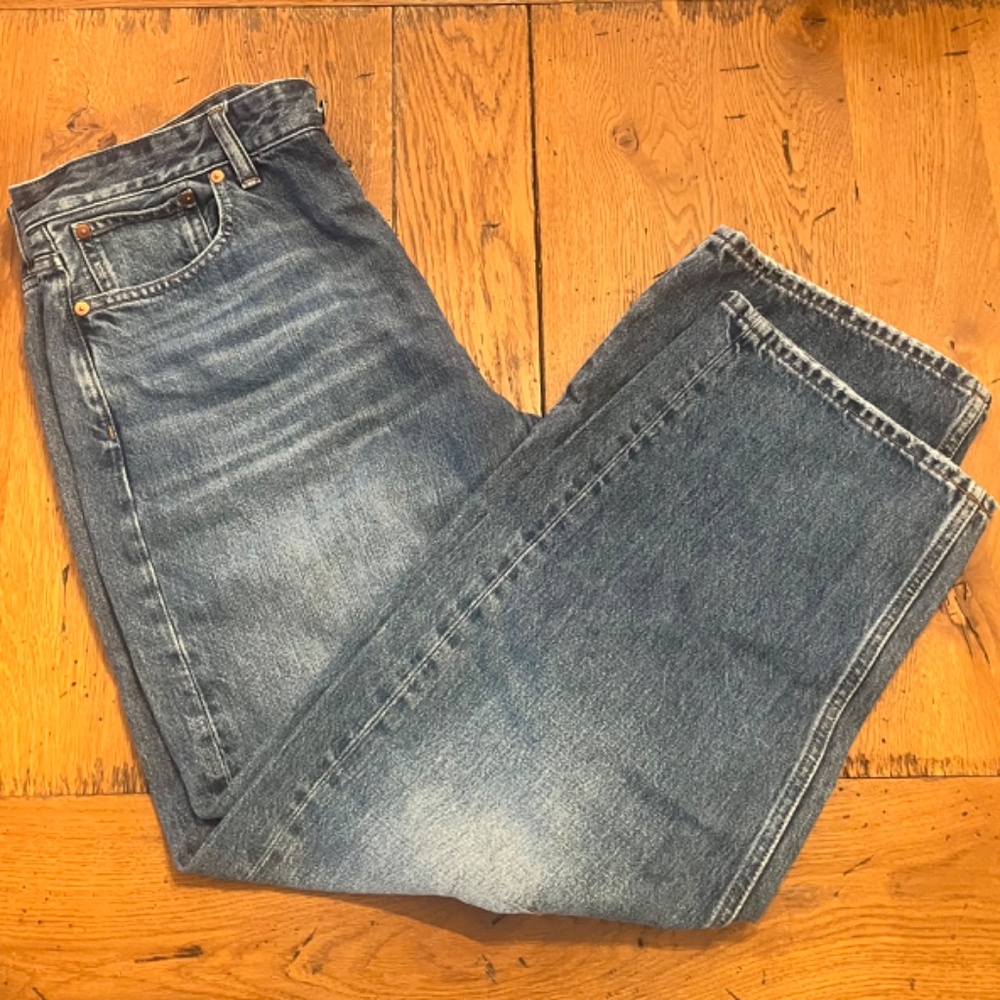 Madewell Indigo Straight Leg Jeans - Picture 13 of 13